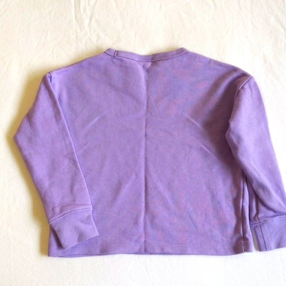 bench boxy fit purple crewneck sweatshirt size XS girls - Picture 6 of 6